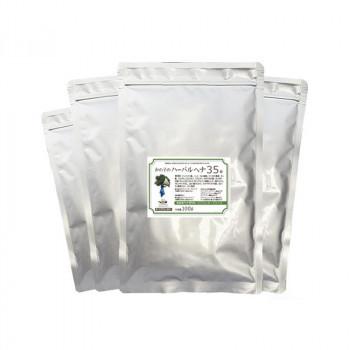 PIA ヘアカラー かの子のハーブヘナ35番×4袋+Dセット 400g ダークブラウン  H35×4+*D | 