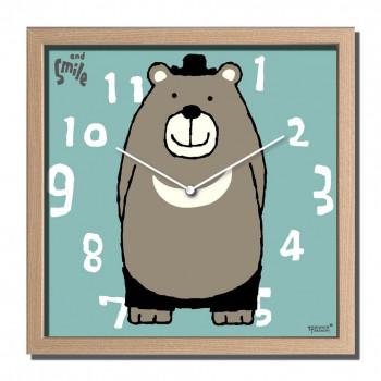 Artist Clock 壁掛け時計 武内 祐人 クマ CAC-52637 | 