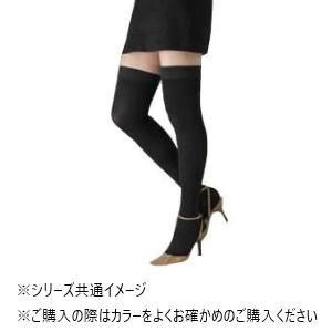 医療用弾性ストッキング　レックスフィット　厚手ストッキング　爪先なし　中圧　Lサイズ　ブラック1253 | 