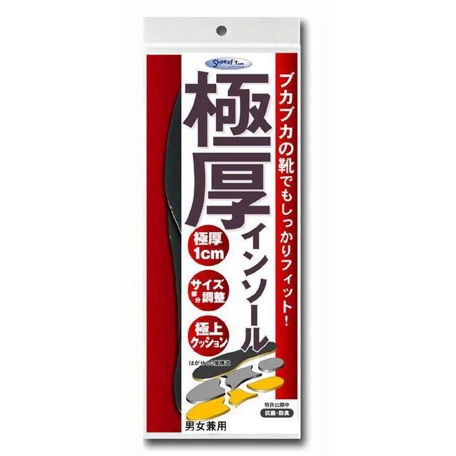 極厚インソール　男女兼用　1足入　M(22〜24.5cm) | 