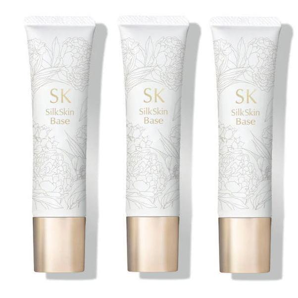 【3本セット】SKシリーズ シルクスキンベース 30g　ベースメイク 化粧下地 メイクアップ 潤い 保湿 | 