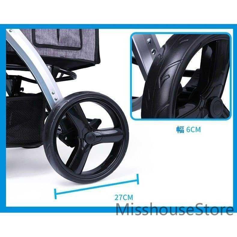 【新品】 ペット用カート折り畳みベビーカー乳母車キャリーバッグ小型犬中型犬大型犬猫大型商品35kgまでレッドグレーブラック 【SK1021370339】(35751円)