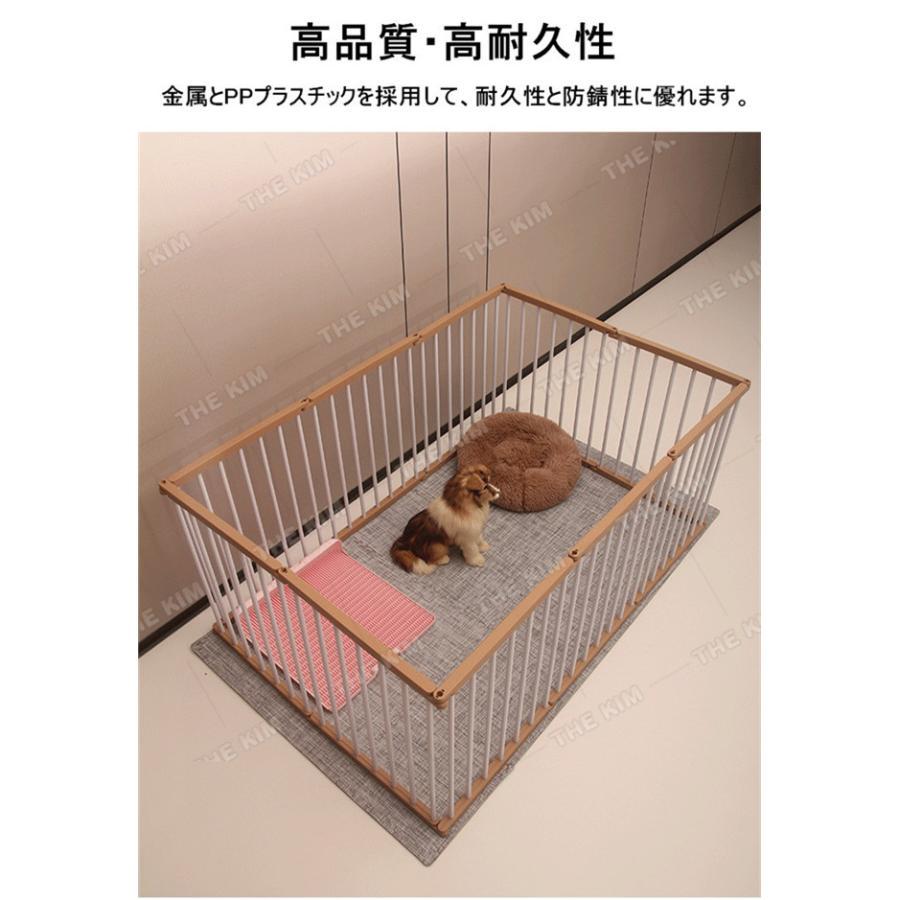 ペットサークル 犬 サークルケージ 小型 ペットフェンス ドア付き 犬ゲージ DIY 広い 屋内 脱走防止柵 屋外 取付け簡単 中型犬 省スペース 犬小屋 多頭飼い 