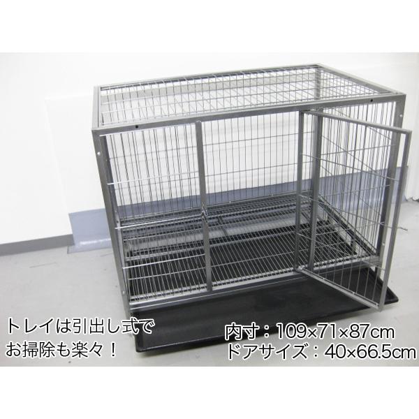 ペットケージ 大型 LL 109×71×87cm ペットサークル ドッグサークル キャスター付 檻 犬小屋 イヌ 犬 ネコ 猫 ###ゲージA307### 