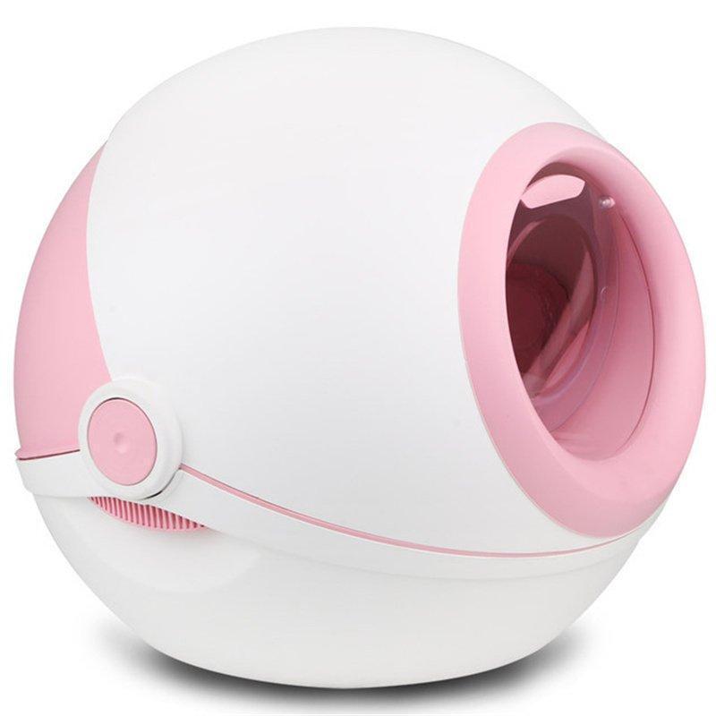 猫 トイレ 自動 ，猫 トイレ 大型 ドーム， 取り外し可能 15kgまでのペット砂に対応、ほとんどの猫砂に対応可能 トイレ