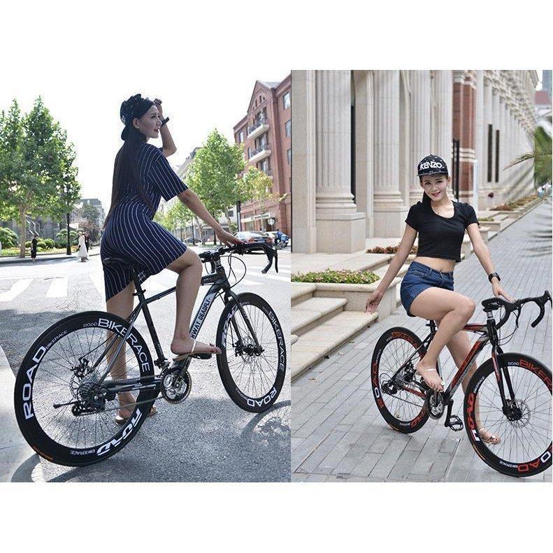 新入荷!!【日本未発売】 2021年モデル ロードバイク 27スピード実用自転車 軽量 前後ディスクブレーキ 通勤通学 26インチ 【NAN6431158829】(22511円)