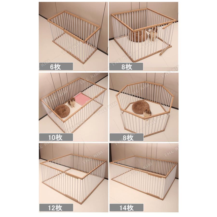 ペットサークル 犬 サークルケージ 小型 ペットフェンス ドア付き 犬ゲージ DIY 広い 屋内 脱走防止柵 屋外 取付け簡単 中型犬 省スペース 犬小屋 多頭飼い 