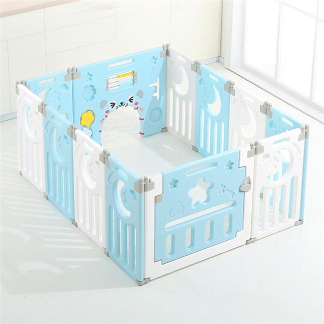 新作商品 ベビーサークル ベビーゲート 折りたたみ おしゃれ プレイヤード プラスチック ドア付き 扉ロック セーフティーゲート 赤ちゃん 柵 安全 長方 