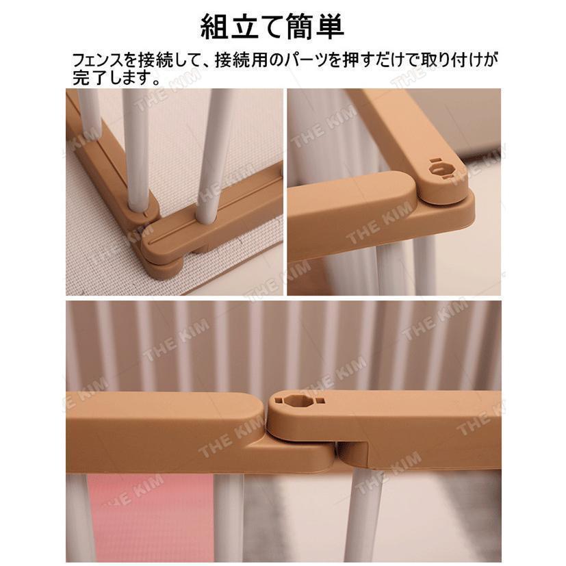 ペットサークル 犬 サークルケージ 小型 ペットフェンス ドア付き 犬ゲージ DIY 広い 屋内 脱走防止柵 屋外 取付け簡単 中型犬 省スペース 犬小屋 多頭飼い 