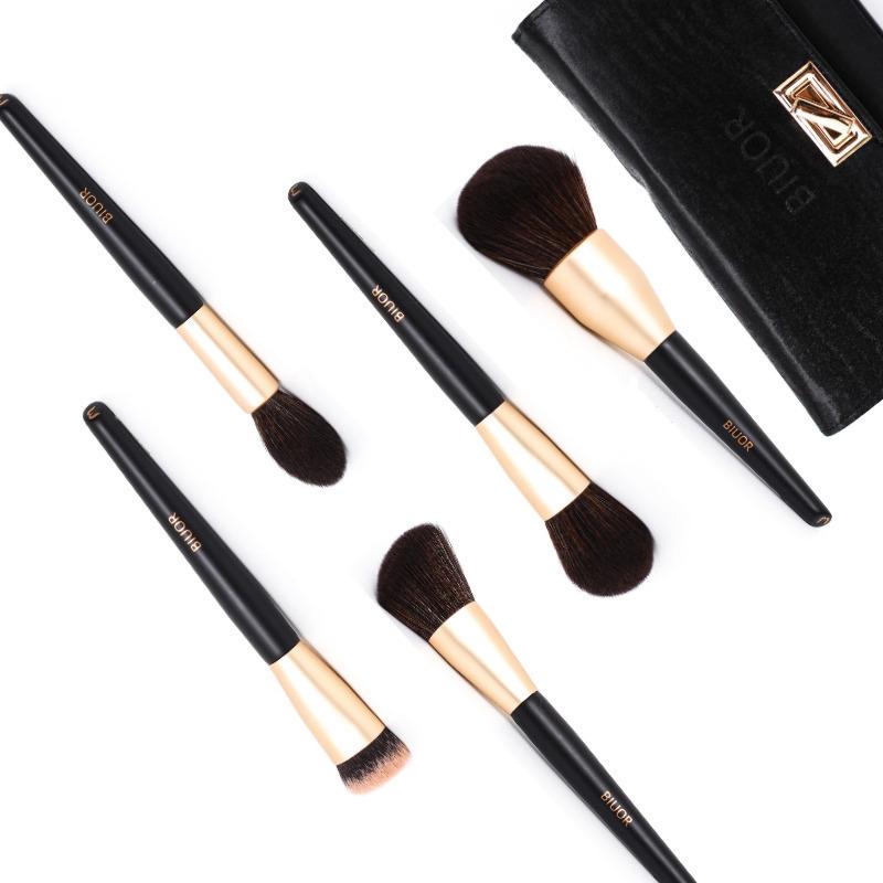 美品　美容専門学校　天然毛　メイクブラシセット　メイク道具　メイク検定 美品美容専門学校天然毛メイクブラシセットメイク道具メイク検定