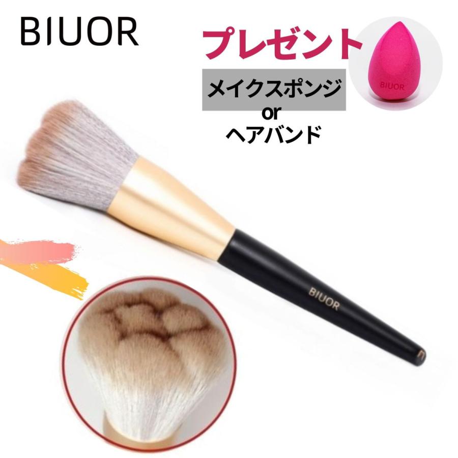 Biuor ビューオル ふわふわ 猫 肉球メイクブラシ大 ファンデーションブラシ フェイスブラシ 化粧筆 猫のヘアバンド かわいい G Biuor 通販 Yahoo ショッピング
