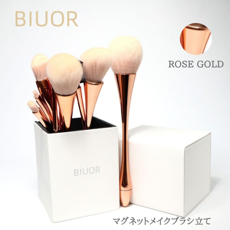 BIUOR 10本メイクブラシセット アイシャドウブラシ 化粧ブラシ 高級