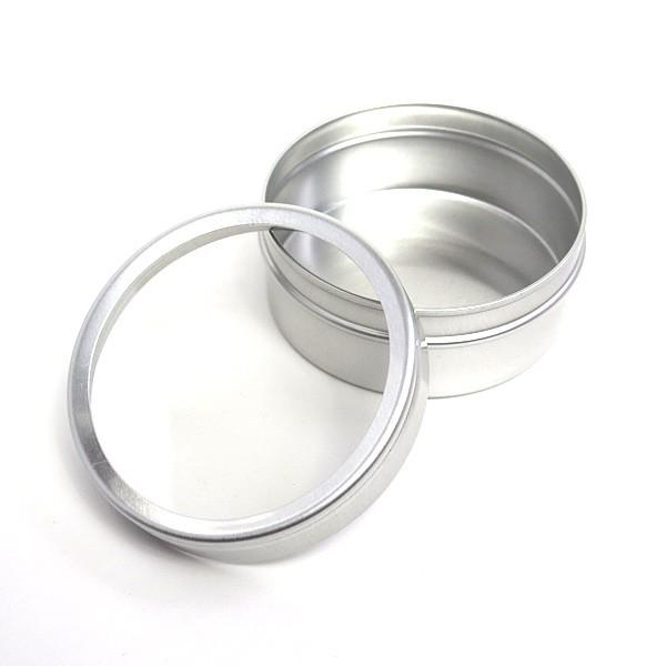 ティンケース 透明ふた付アルミ丸缶 52 25ｍｍ 大 レジン レジンパーツ アルミ缶 アルミケース ディスプレイ 手芸 6ari15 美和田屋yahoo 店 通販 Yahoo ショッピング