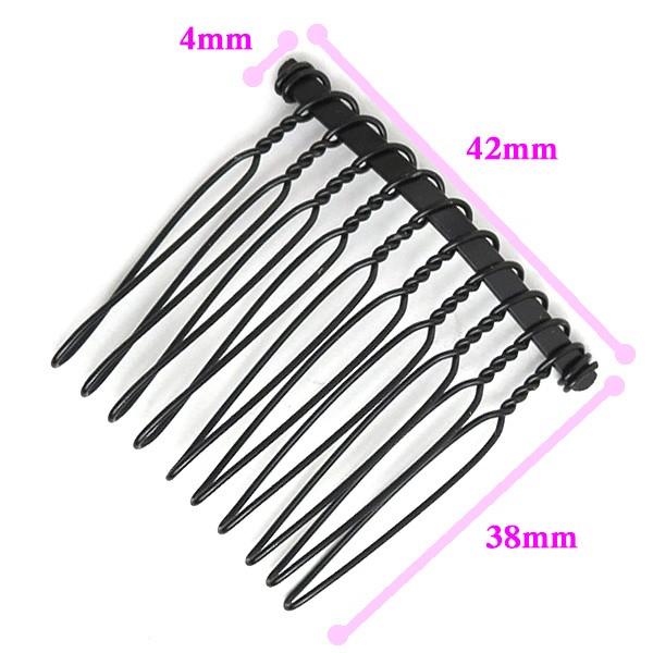10足コーム 黒 5個 // ヘア金具 土台 レジン 手芸 つまみ細工 10足コーム 黒 5個 // ヘア金具 土台 レジン 手芸 つまみ細工
