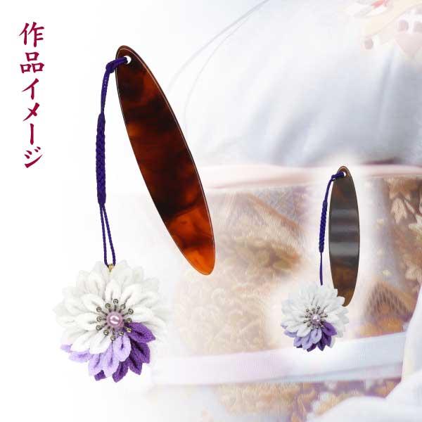 ハンドメイド ひねりガラス細工 本皮紐使用 帯飾り ハンドメイド ひねりガラス細工 本皮紐使用 帯飾りの通販 by Yukorin