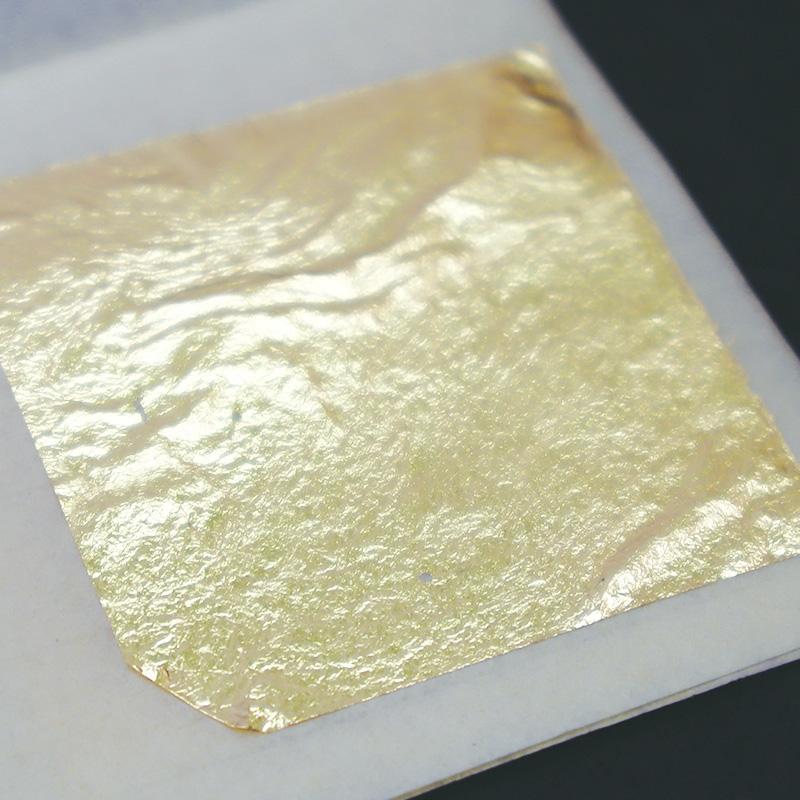 髪飾り 金箔 シート（24K) 4.2cm角 4枚入り ｜髪飾り ヘア用金箔 本物