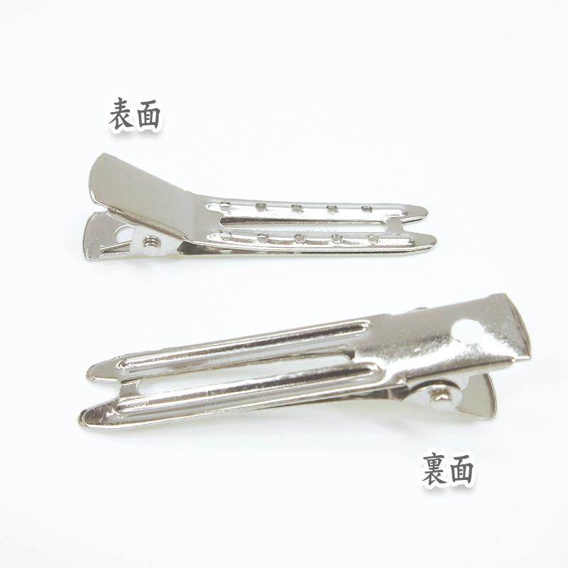 やっとこピン フラットタイプ シルバー色 4.8cm 5個 / ベビークリップ