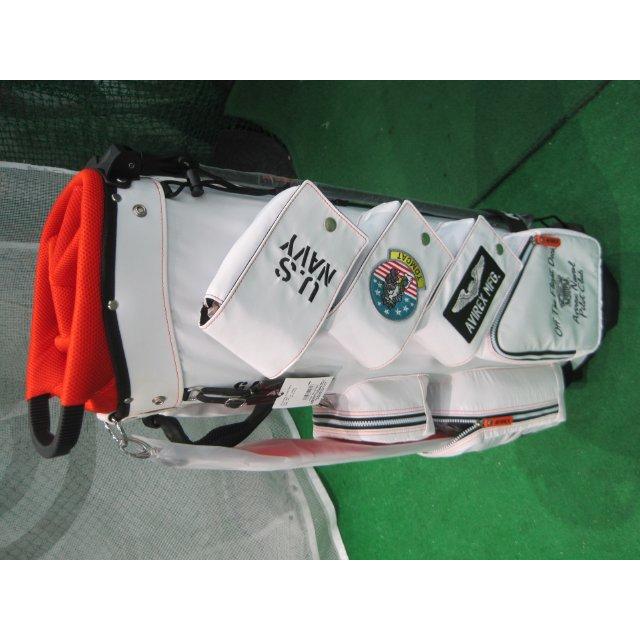 その他 AVIREX GOLF AVG3S-BA12 WH キャディバッグ//0[8708 その他 AVIREX GOLF AVG3S-BA12 WH キャディバッグ//0[8708