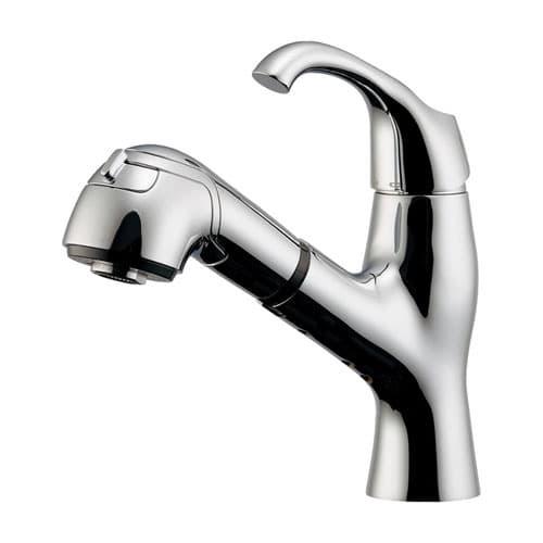 カクダイ（KAKUDAI） 【184-024】 シングルレバー引出し混合栓 яь