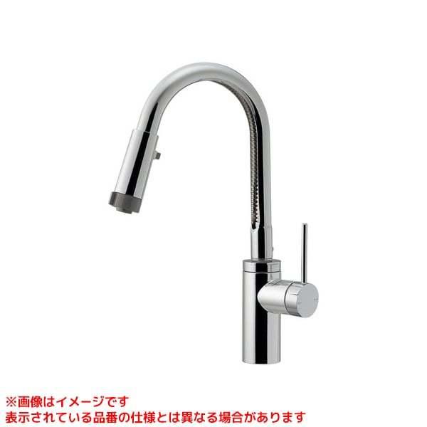 カクダイ（KAKUDAI） 【117-138】 シングルレバー混合栓（シャワーつき 