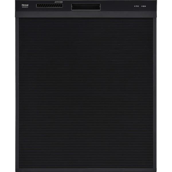 リンナイ　食器洗い乾燥機　ミドルグレード　深型スライドオープン　ブラック　幅45cm　яб∠