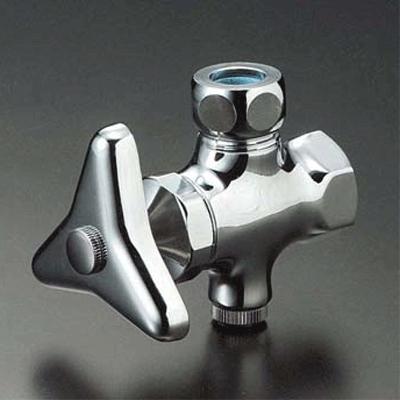 KVK K6W-P5 アングル形止水栓 13(寒) 2個入 4セット ② KVK 【K6W-P5】 アングル形止水栓 （水抜き付・固定こま） яж