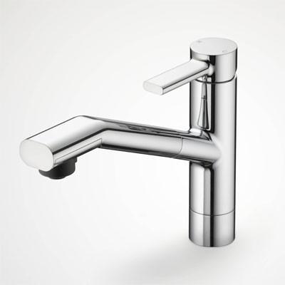 KVK 【KM908】 流し台用シングルレバー式シャワー付混合栓 яж