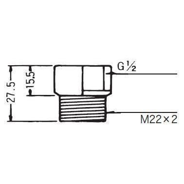 【PZKF249-2】 KVK シャワーヘッドアタッチメント（INAXタイプヘッド用） яж∀｜biy-japan｜03