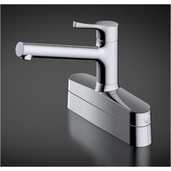 TOTO 台付シングル混合水栓　TKS05319型 TOTO 【TKS05319J】 台付シングル混合水栓（エコシングル、湯水分岐口