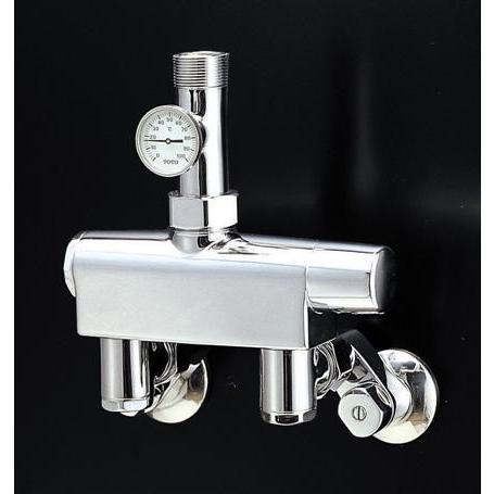 TOTO 【TM440BX25】 壁付サーモスタット混合水栓（25mm、露出配管形
