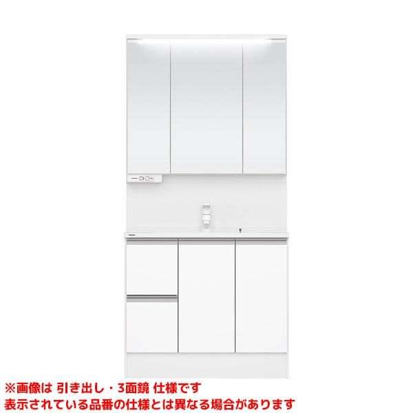 【XGQC90C2(L/R)SPNM XGQC90D5SBS□】 パナソニック Cライン スタンダード 900mm パノラマスライド タッチレス水栓 2面鏡 照明なし як∀