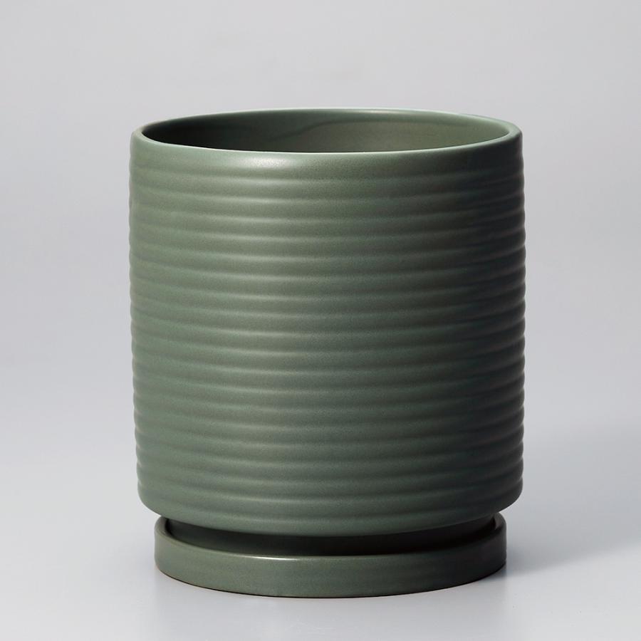 Aalto 15 tall 植木鉢 シンプル 陶器鉢 径15cm 高15cm 底穴あり 深鉢
