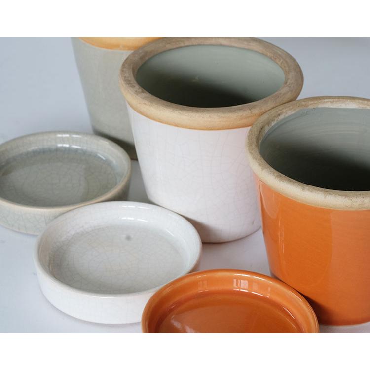 植木鉢 glossy pot 10 おしゃれ 陶器鉢 パステルカラーカラフル 径10cm