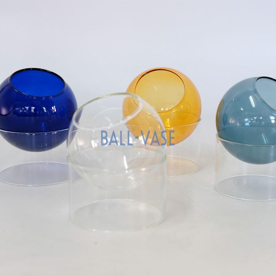 Ball 花瓶 シンプル グラスボール 球根 : ガーデニング日和 - 通販