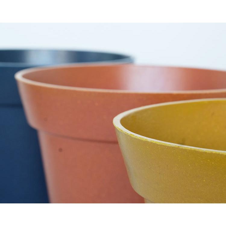 エコポット クラシック19 受皿付 植木鉢 エコ素材 植皿付 アース