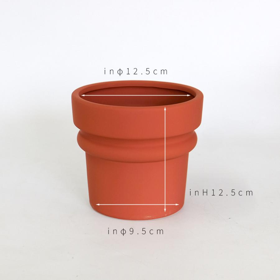 鉢カバー バルブロ セラミック陶器鉢 造形美 底穴なし 径14-16cm 高さ