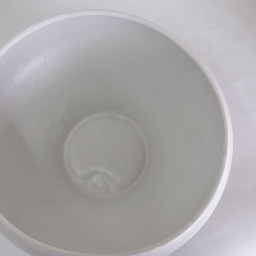送料無料】鉢カバー ブランカ41 白い鉢陶器製鉢カバー 底穴なし 径41cm