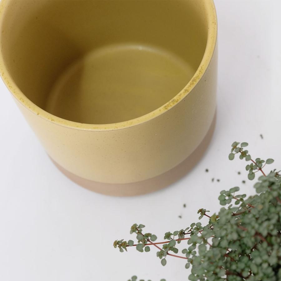 植木鉢 おしゃれ 陶器鉢 ハンネ16 鉢カバー 底穴なし 径18cm 高さ16cm