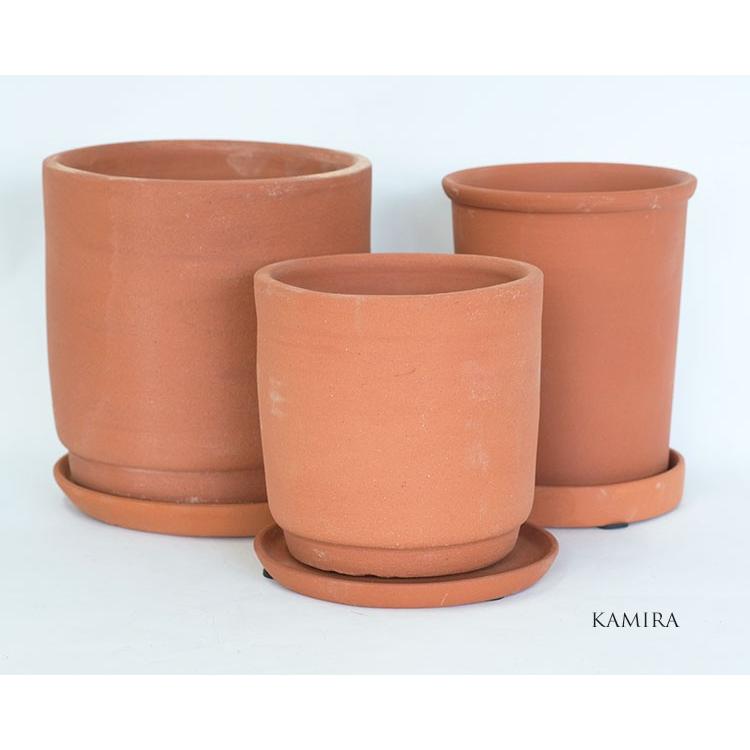 植木鉢 カミーラ12 Tall 素焼き鉢 テラコッタ 受皿付 Fa Kamira12tal ガーデニング日和 通販 Yahoo ショッピング