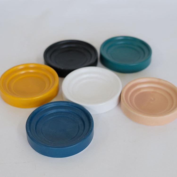 陶器鉢 オーセ11受皿付 おしゃれ シリンダー ミニ鉢 径11.5cm 高