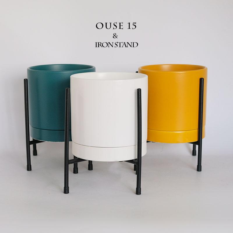 送料無料 オーセ15 スタンドセット フラワースタンド 鉢台 植木鉢