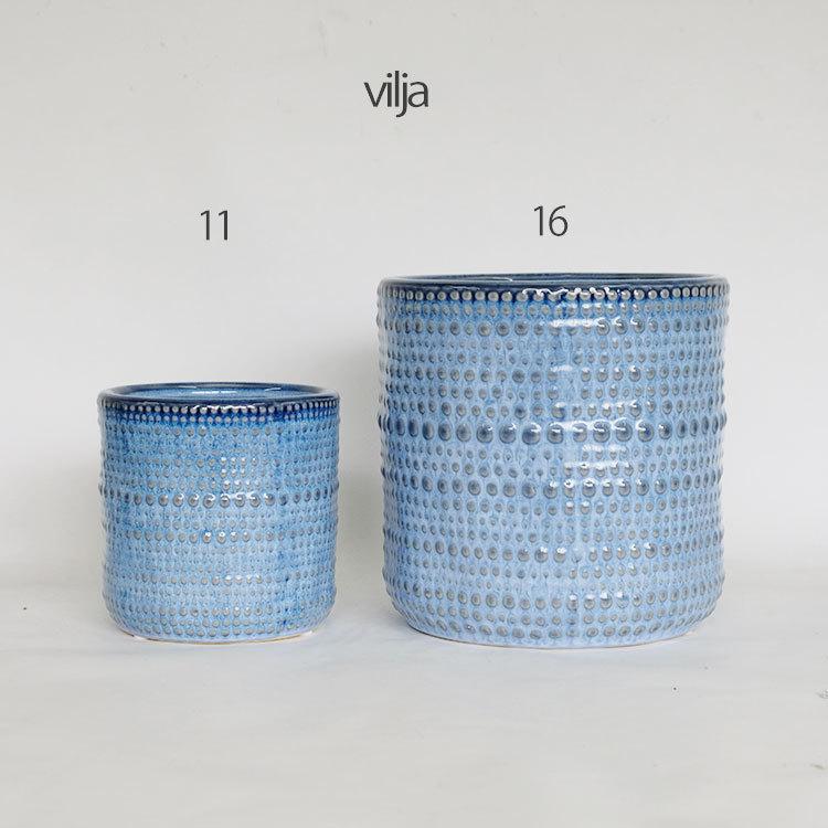 植木鉢 おしゃれ ヴィリア11 鉢カバー セラミックポット 陶器 径11cm