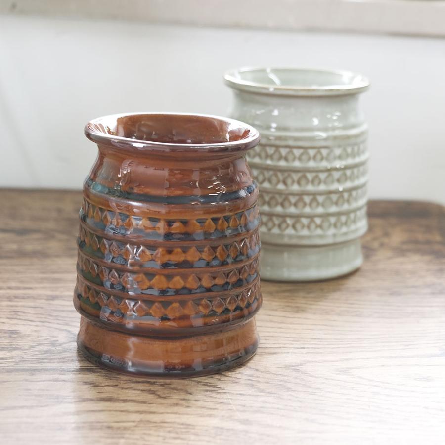 スカンジナビアツールスタンド おしゃれ 花瓶 磁器 北欧 レリーフ