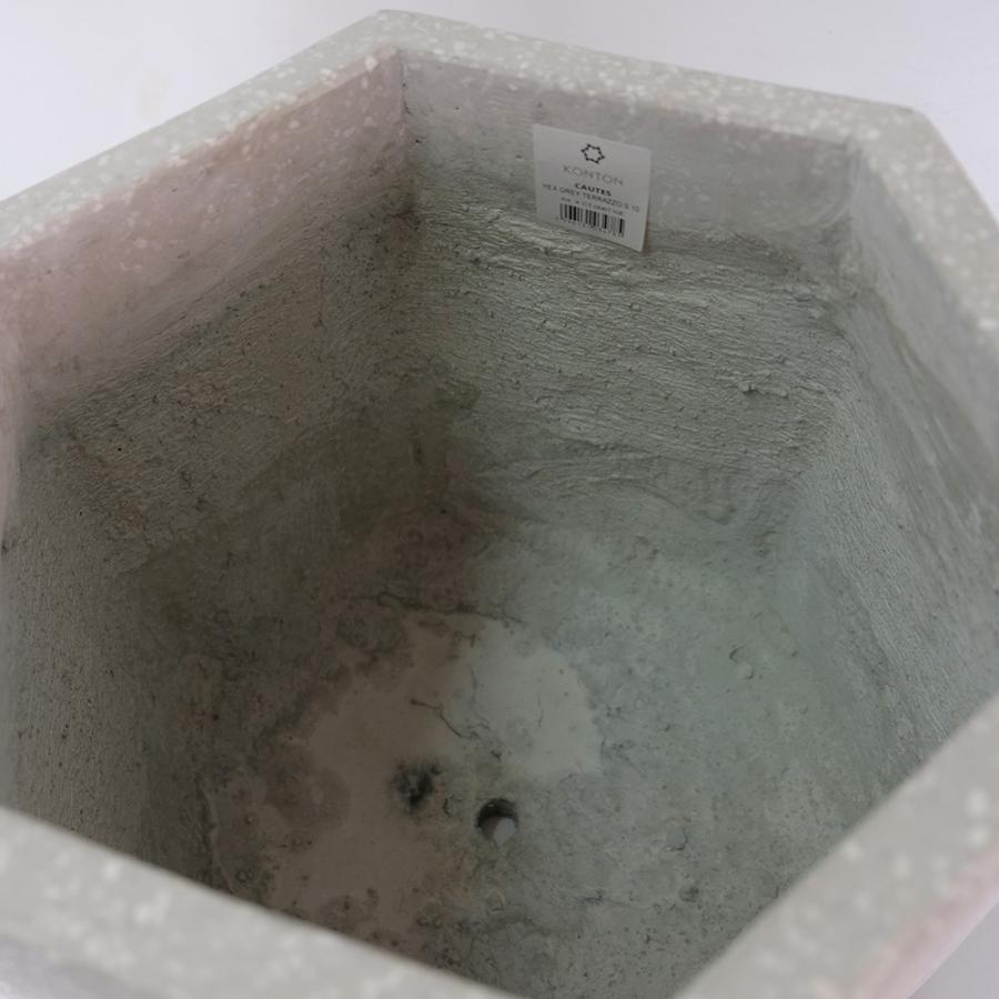 植木鉢 おしゃれ CAUTES HEX30 プランター大型 KONTON : ガーデニング