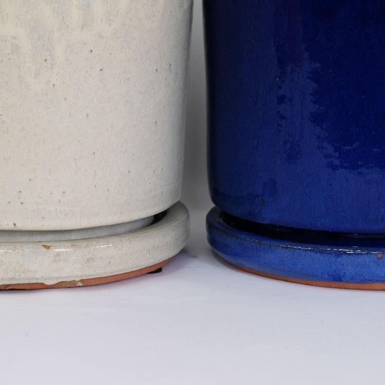 ビトロ エンデカ26 受皿付 植木鉢 おしゃれプランター 大型鉢 KONTON