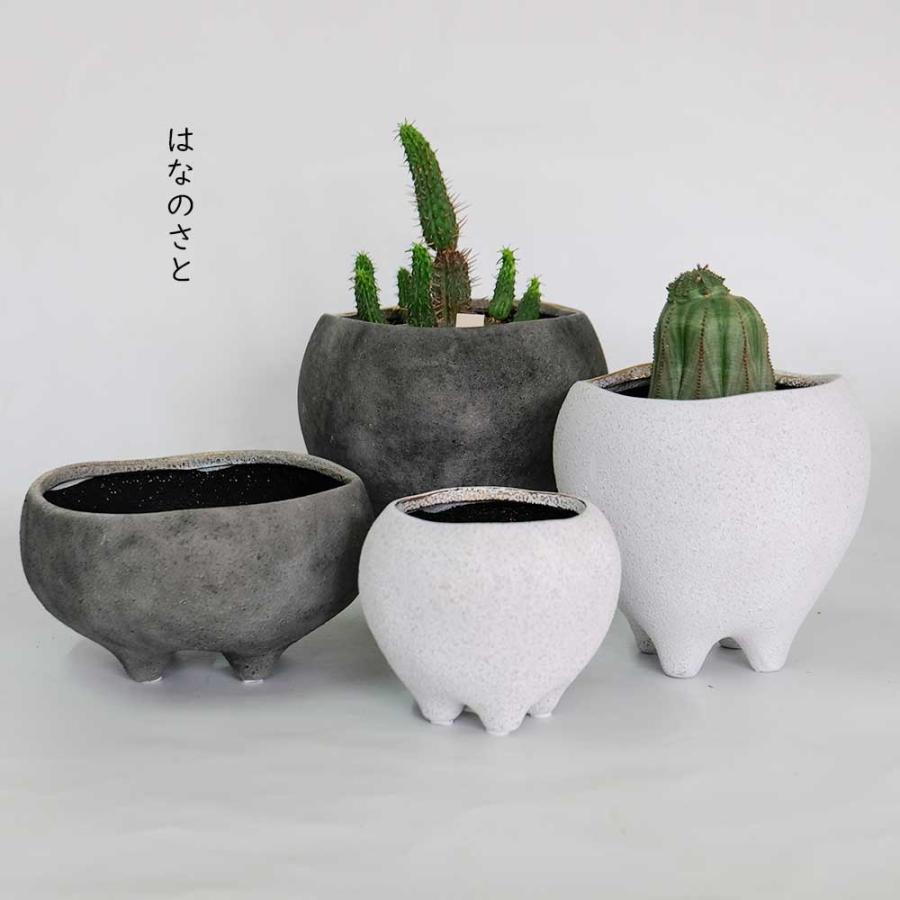 はなのさとS 植木鉢 おしゃれ 和洋折衷 径11.5cm 高10cm 底穴あり