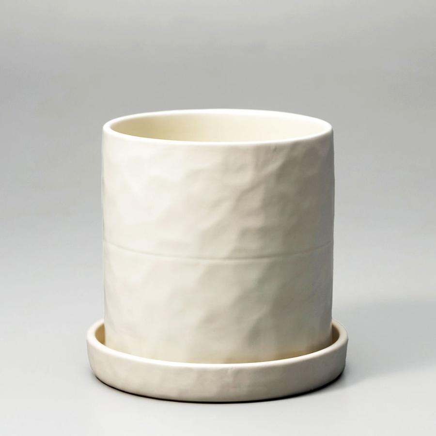 Mirage 15 植木鉢 シンプル 陶器鉢 径15cm 高15cm 底穴あり