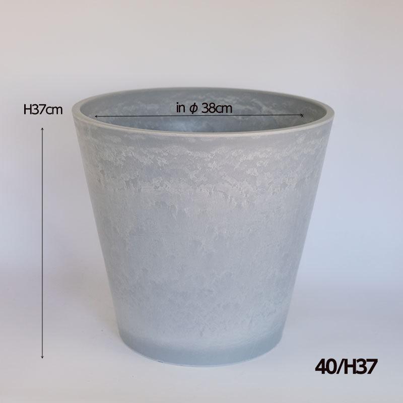 植木鉢 大型プラポット40 ハイタイプ 頑丈 塊根植物 多肉 黒