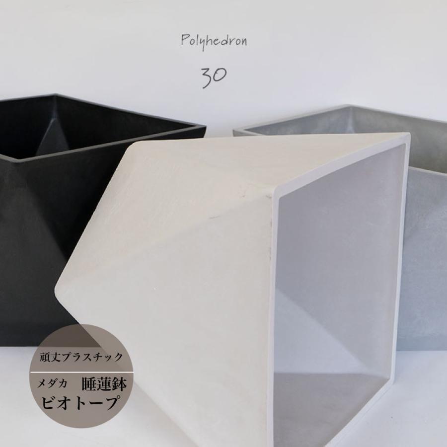 植木鉢 おしゃれ 大型 ポリへドロン30 多肉植物 サボテン プラスチック