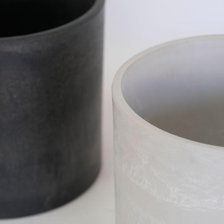 ブラックポット シリンダー16 サボテン 頑丈 おしゃれ 塊根植物多肉 黒